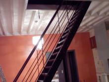 Escalier métallique accés grenier